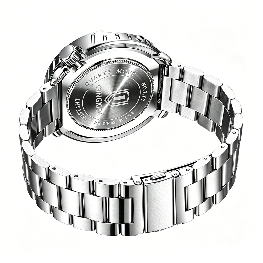 QINGXIYA Fashion Men Watch Top - Luxury Watch Mockup avaliação e preço