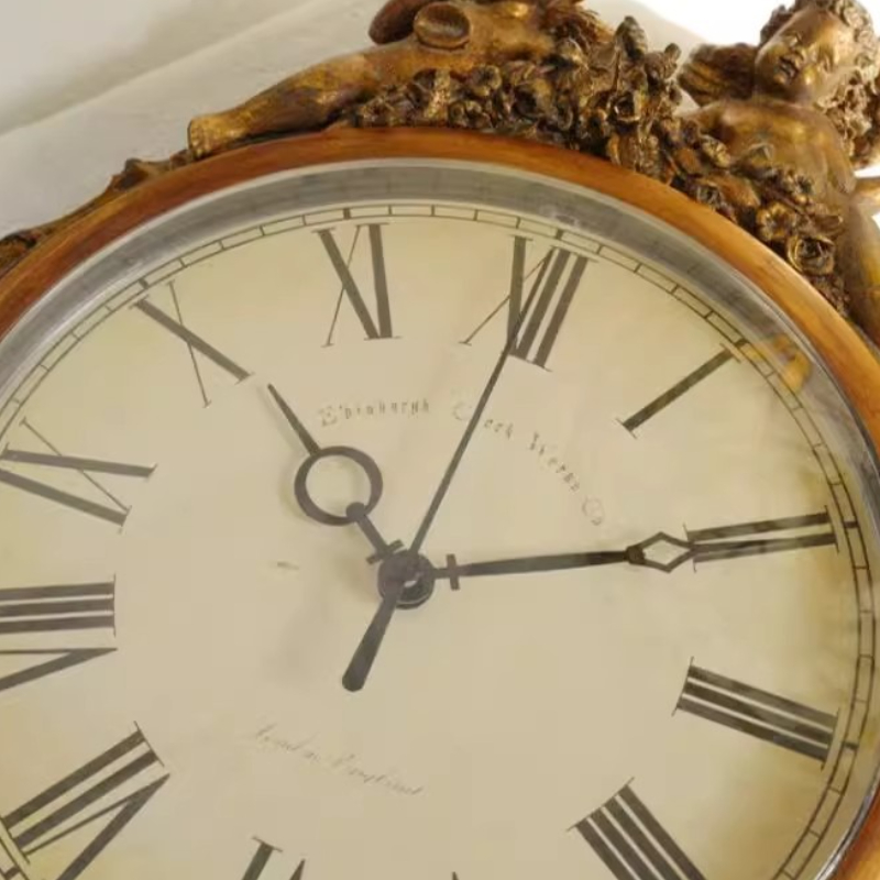 Resin Wall Clock Retro Table C - Table Watch Luxury avaliação e preço
