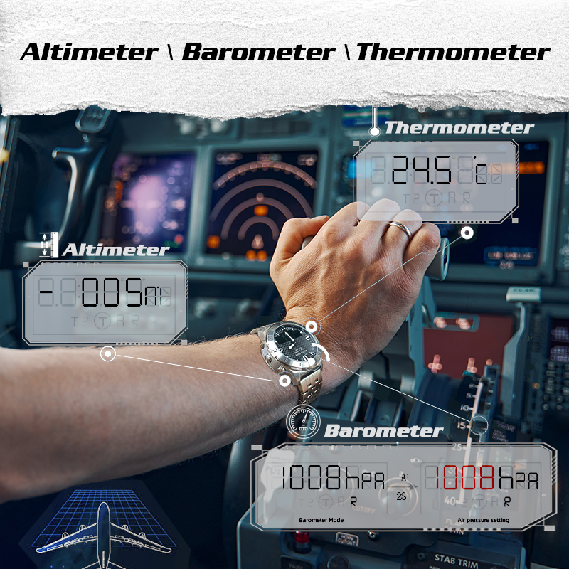 NORTH EDGE Men's Digital Watch - Diver Watch 300M avaliação e preço