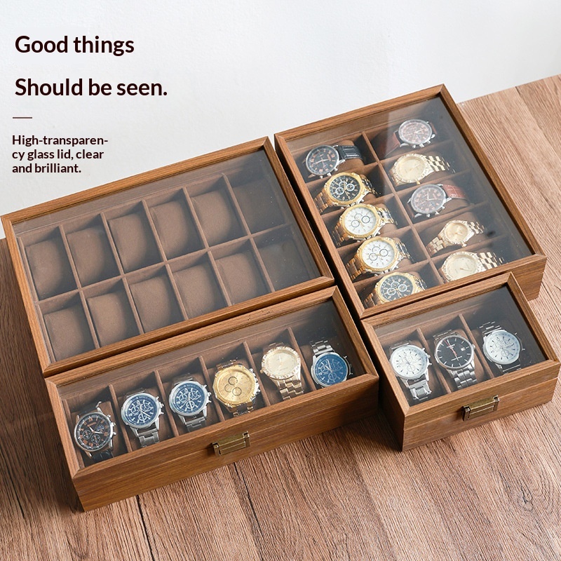Black Walnut Wood Grain Watch  - Luxury Watch House avaliação e preço