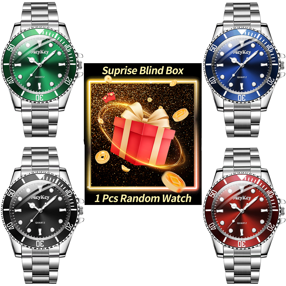 1PC Surprise Mystery Watch Bli - Quiet Luxury Watch avaliação e preço
