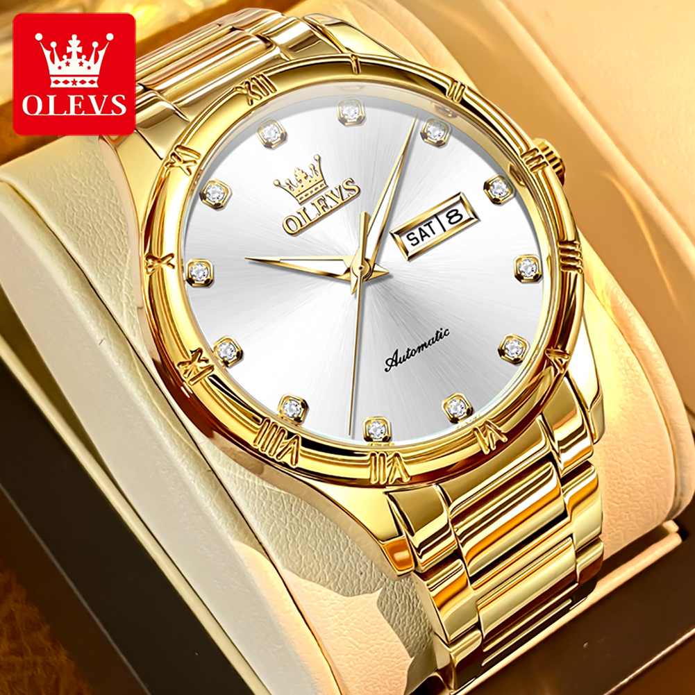 OLEVS Men's Watches Luxury Cas - Luxury Watch Hand avaliação e preço
