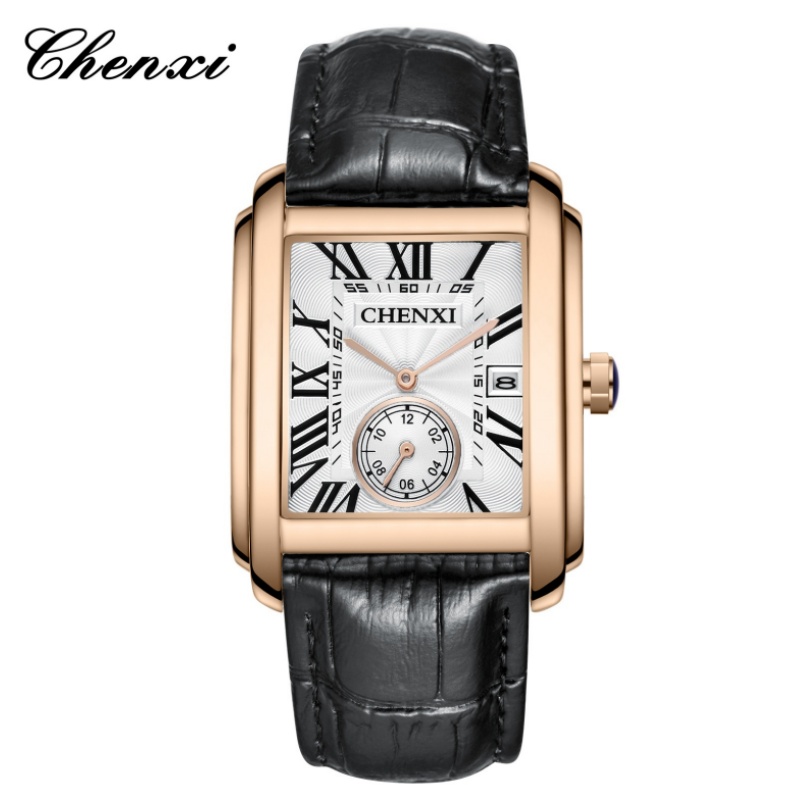 CHENXI 8216 Fashion Classic Sq - Luxury Watch Mockup avaliação e preço