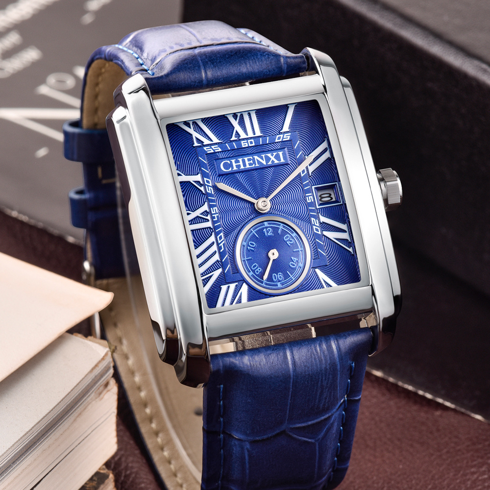 CHENXI 8216 Fashion Classic Sq - Luxury Watch Mockup avaliação e preço