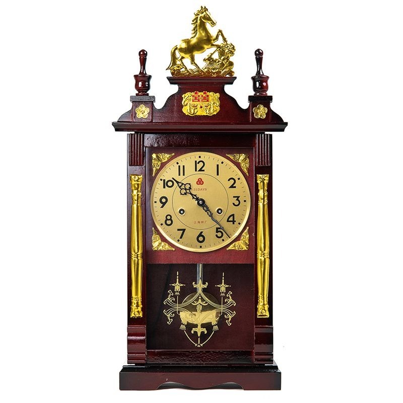 Mechanical Table Clock Wooden  - Table Watch Luxury avaliação e preço