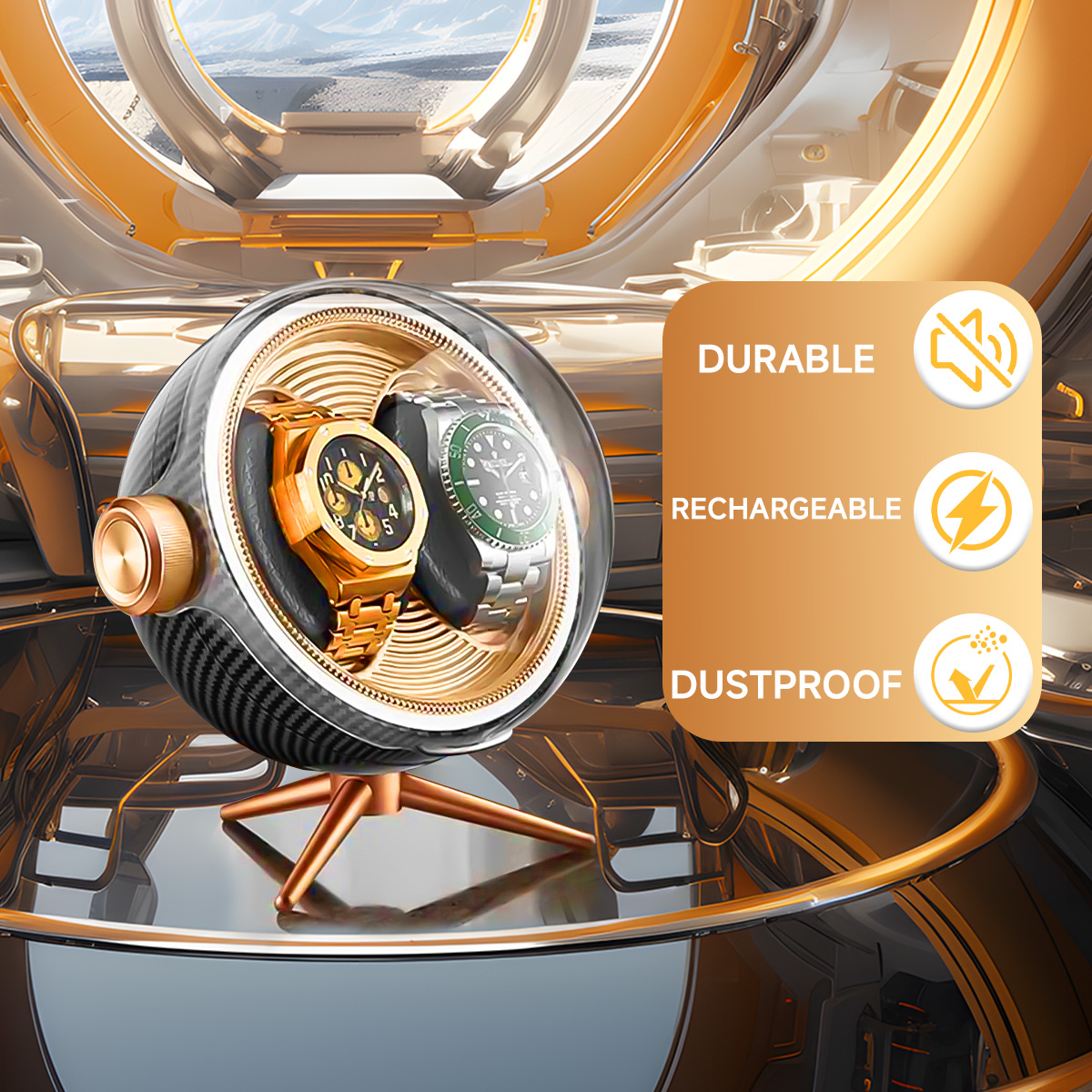 Luxury Automatic Watch Winder  - Zero Luxury Watch avaliação e preço