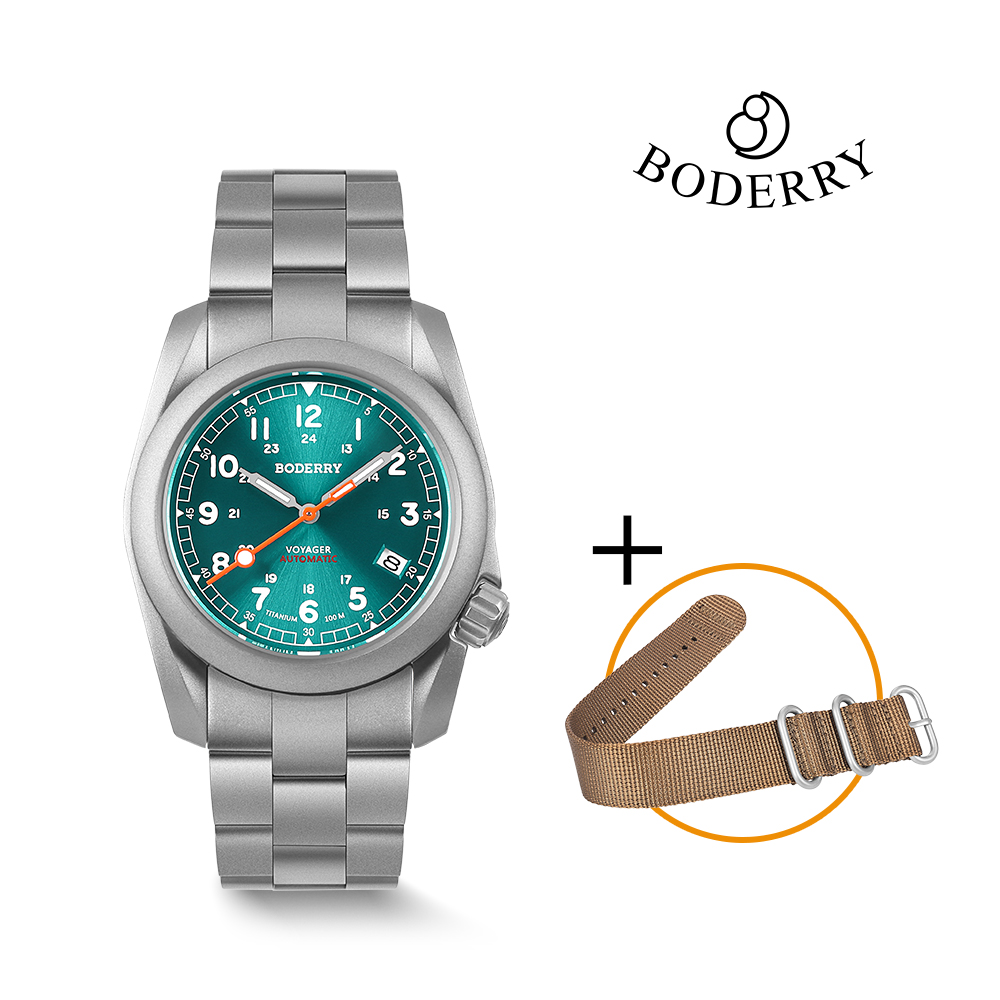 Boderry Field Watches Titanium - Titanium Sport Watch avaliação e preço