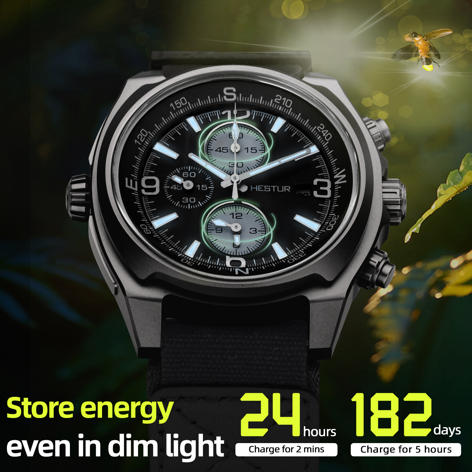 Hestur Titanium Quartz Men's W - Titanium Sport Watch avaliação e preço