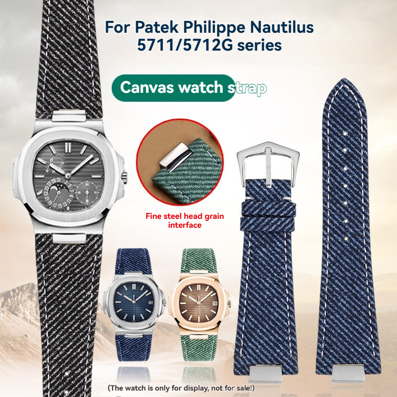 25mm×12mm Canvas Watch Strap f - Luxury Watch Patek Philippe avaliação e preço