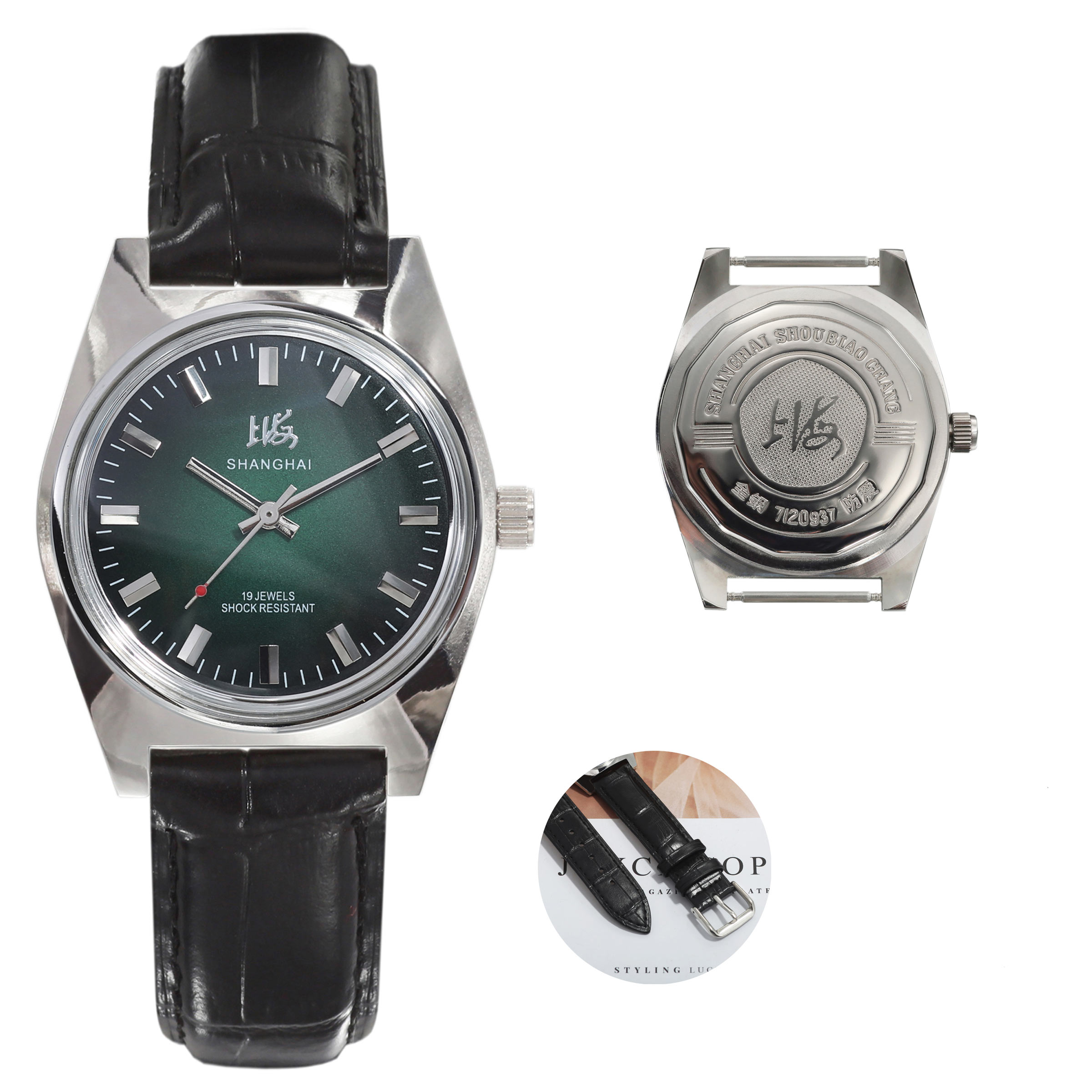 Shanghai 36MM Men's Hand-Wind  - Diver Watch 300M avaliação e preço