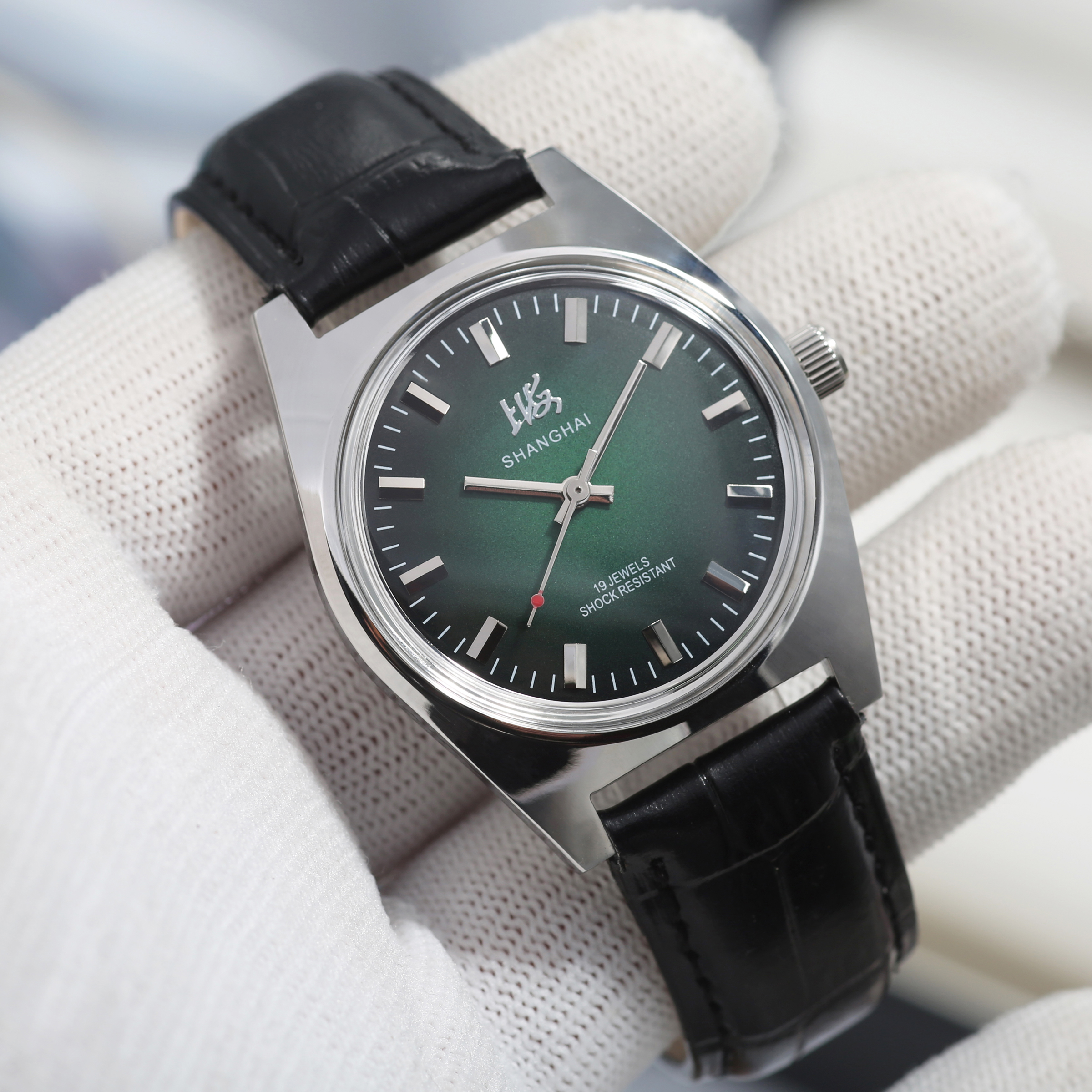 Shanghai 36MM Men's Hand-Wind  - Diver Watch 300M avaliação e preço