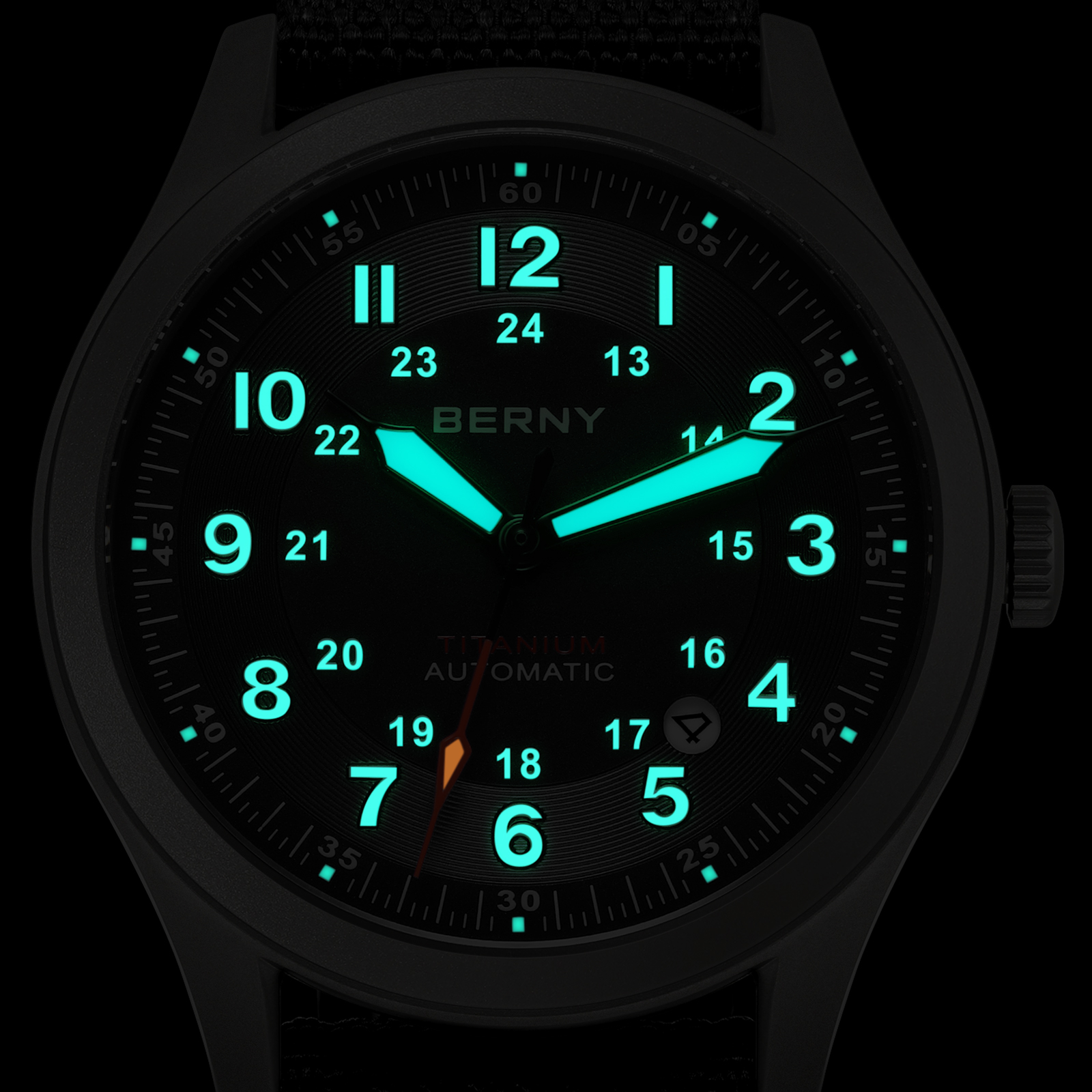 BERNY Titanium Automatic Men's - Titanium Sport Watch avaliação e preço