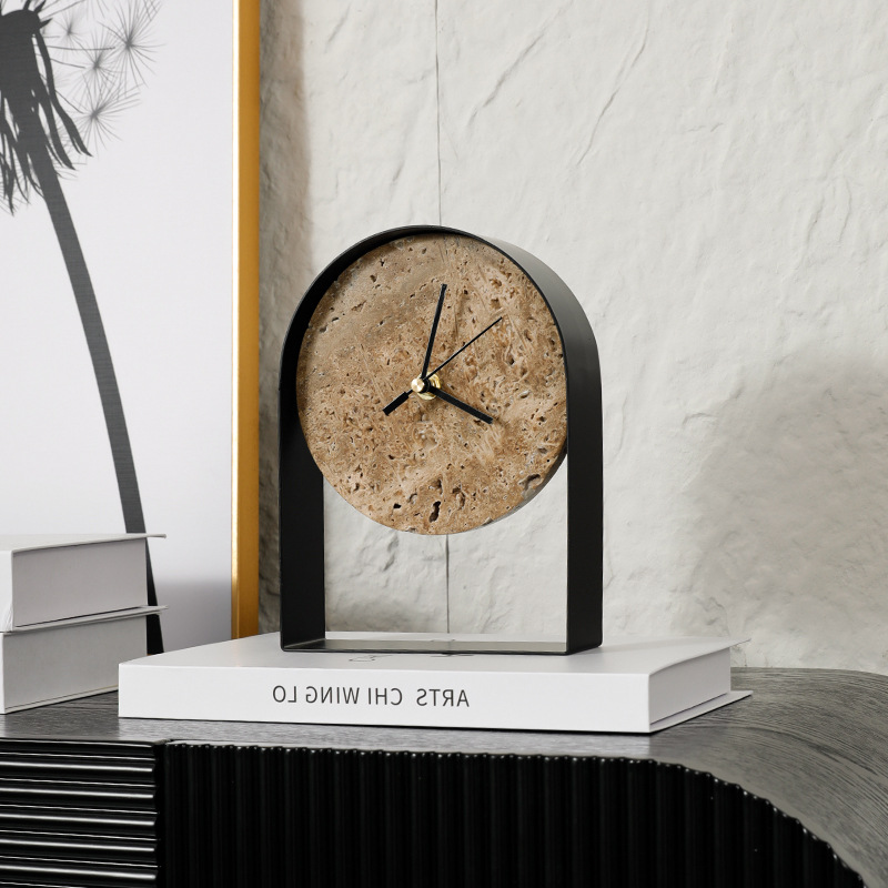 Luxurious Marble Desktop Clock - Table Watch Luxury avaliação e preço