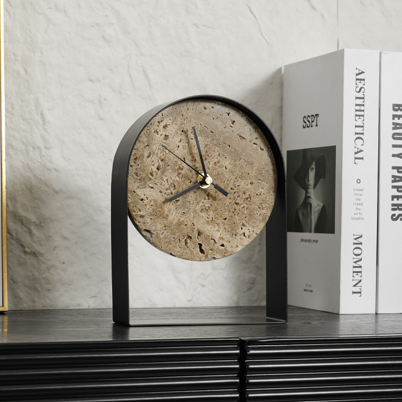 Luxurious Marble Desktop Clock - Table Watch Luxury avaliação e preço