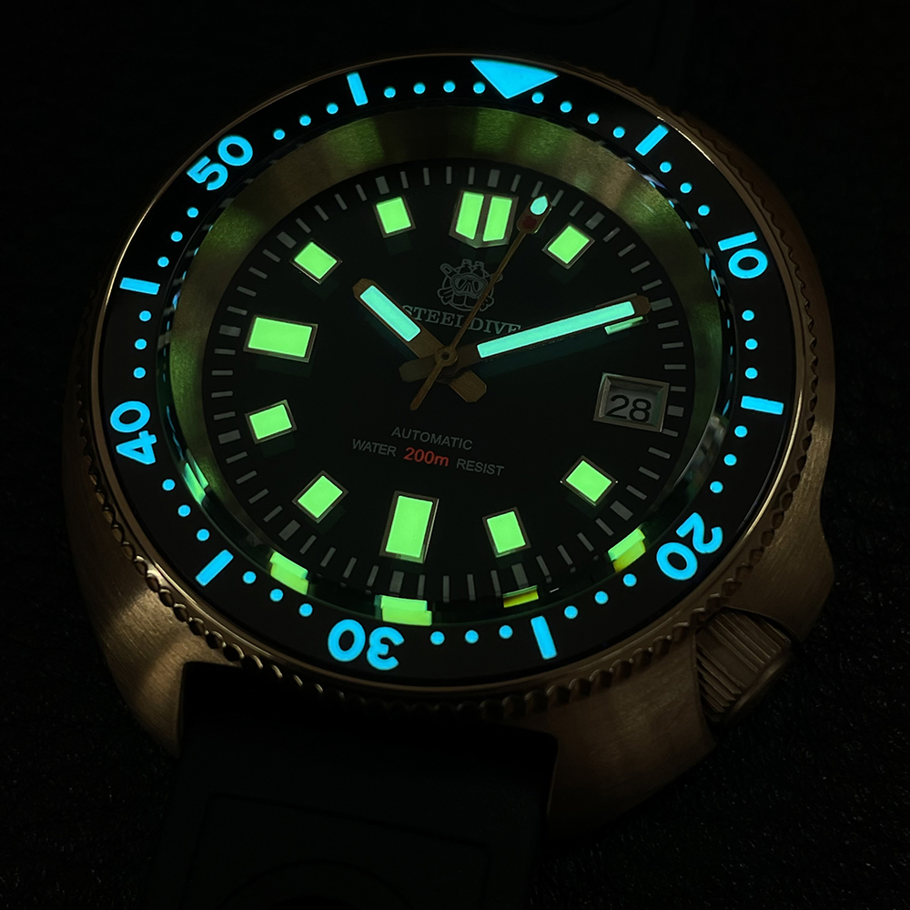 STEELDIVE Men Bronze Dive Watc - Diver Watch 300M avaliação e preço