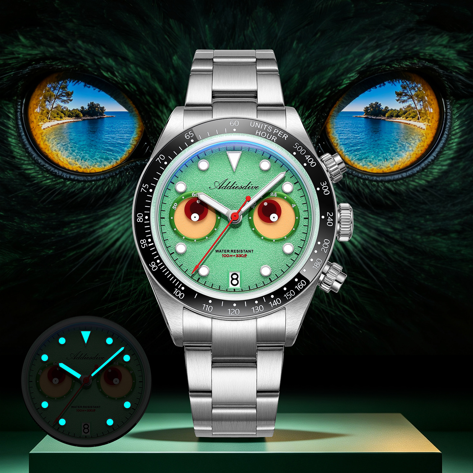 ADDIESDIVE AD2557 Luxury Men's - Zero Luxury Watch avaliação e preço