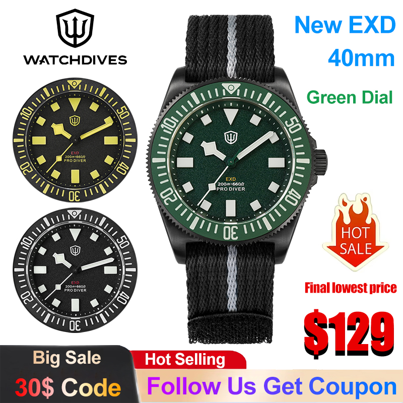 Watchdives EXD Quartz Watches  - Titanium Sport Watch avaliação e preço
