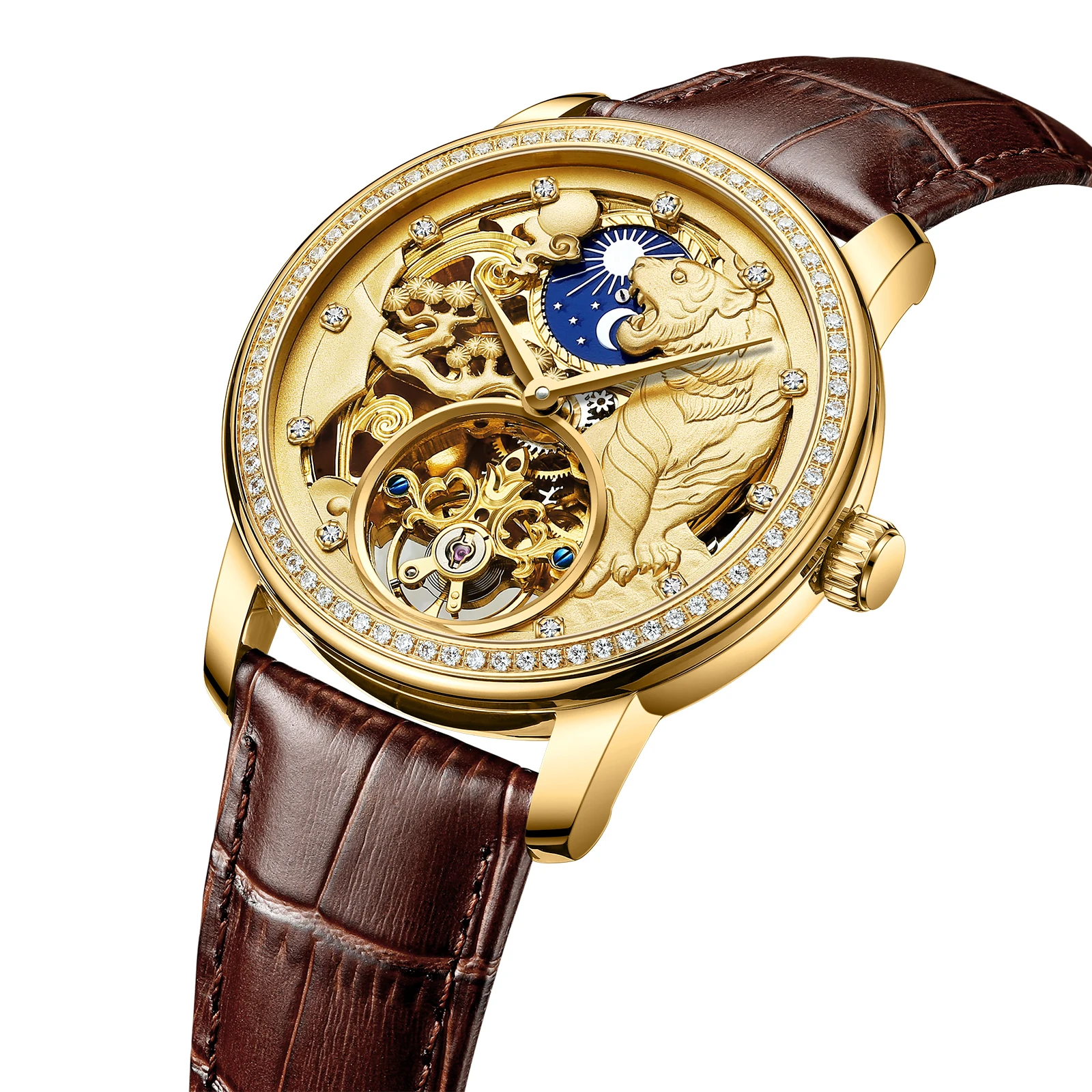 Zodiac Tiger Classic Diamond S - Zodiac Luxury Watch avaliação e preço