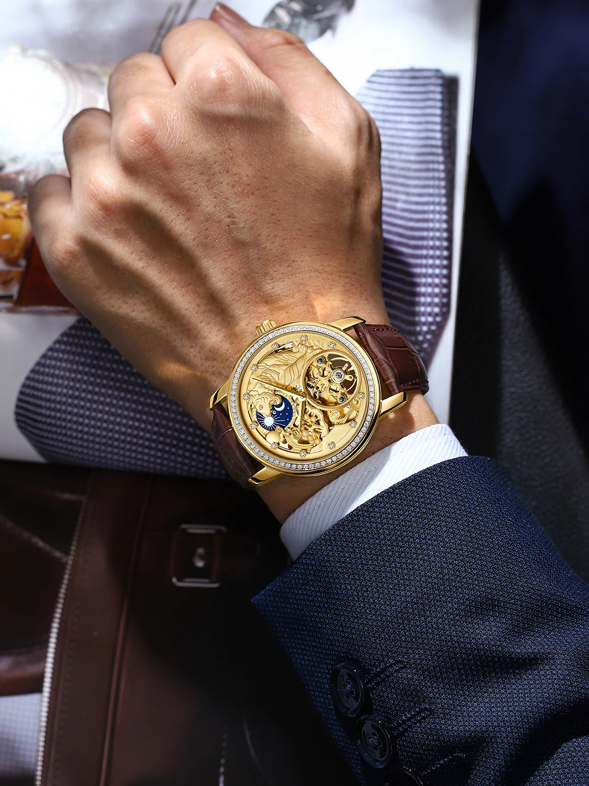 Zodiac Tiger Classic Diamond S - Zodiac Luxury Watch avaliação e preço