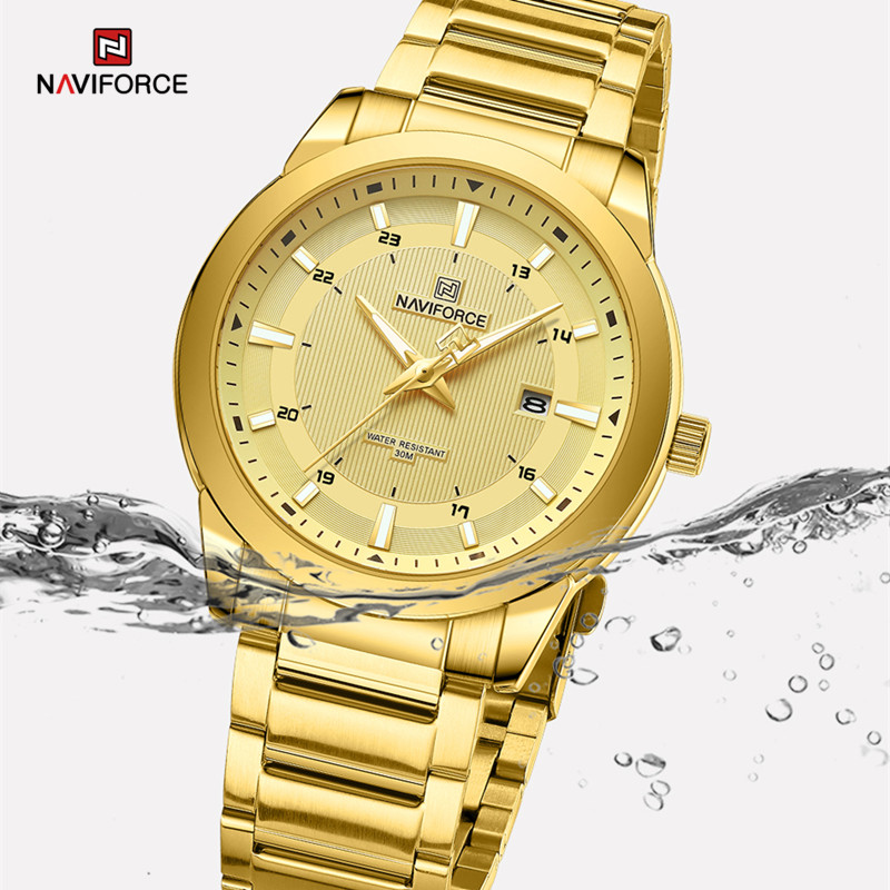 2024 Top Brand NAVIFORCE Mens  - Luxury Watch Mockup avaliação e preço