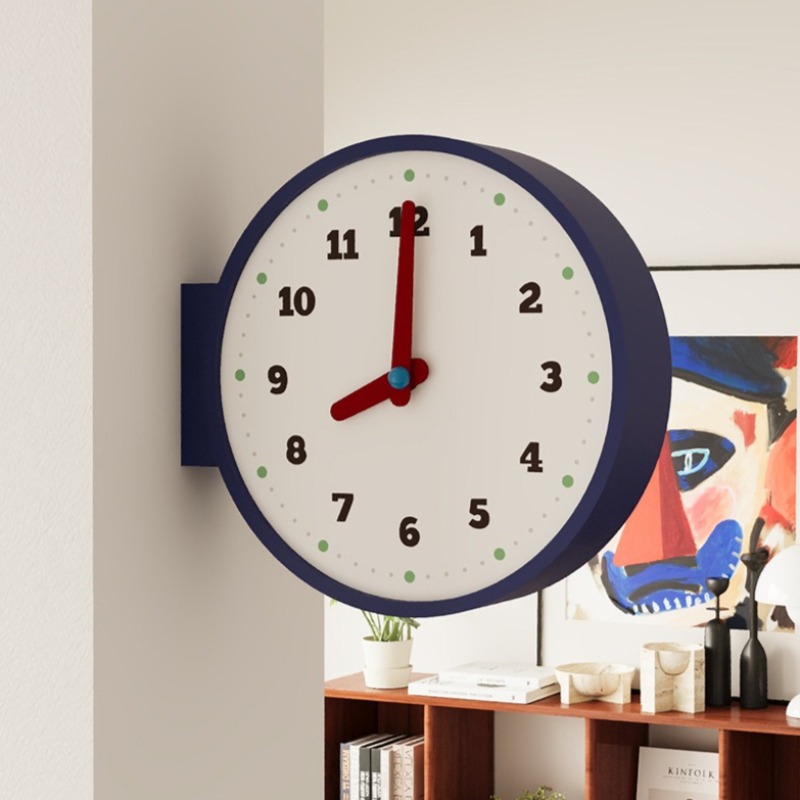 Double Sided Wall Clock Corner - Luxury Watch House avaliação e preço