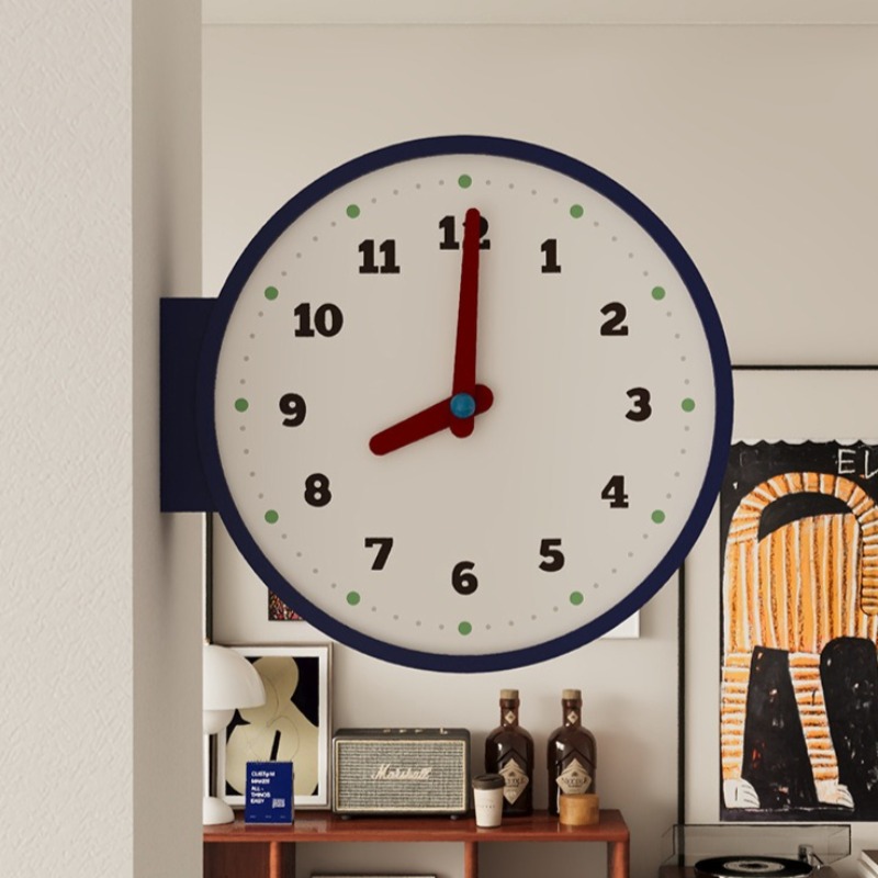 Double Sided Wall Clock Corner - Luxury Watch House avaliação e preço